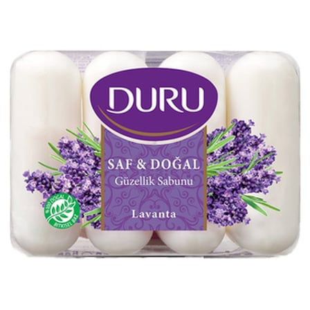 4 Adet Duru Güzellik Sabunu Saf & Doğal Lavanta