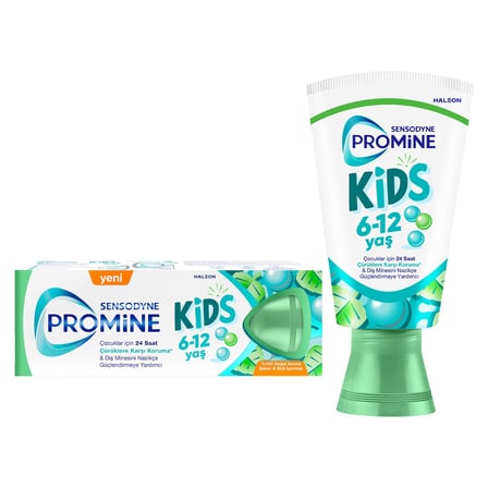 2 Adet Sensodyne Promine 6+ Yaş Çocuk Diş Macunu - Bubble Gum 50 ml