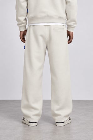 Erkek Basic Panda Baggy Eşofman Altı Bej