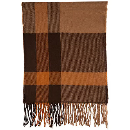 Erkek Sıcak Tutan Desenli Triko Atkı kaşkol