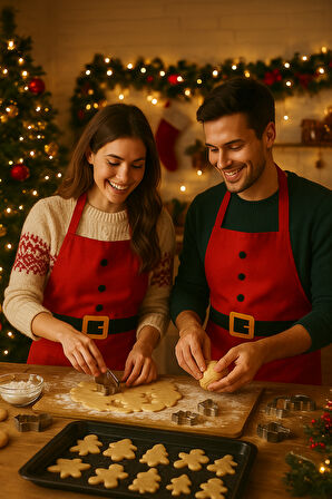 Noel Baba Yeni Yıl Önlük, Yılbaşı Mutfak Önlüğü