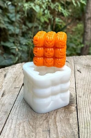 Bubble Kabak Tekli Mum Kalıbı (Silikon) 1 Adet