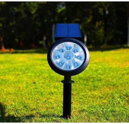 18w 6400K Beyaz Işık Güneş Enerjili Kazıklı Çim Lambası Cata Solar Bahçe Armatürü