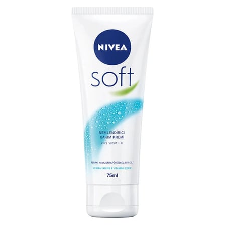 4 Adet Nivea Soft Nemlendirici Bakım Kremi