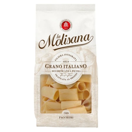 3 Adet La Molisana Paccheri N316 Sade Kısa Makarna 500 G