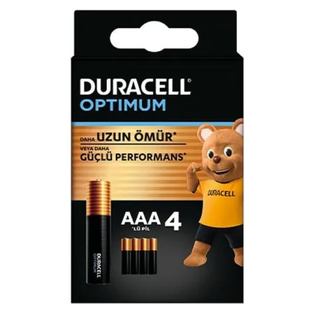 5 Adet Duracell Optimum AAA İnce Kalem Pil