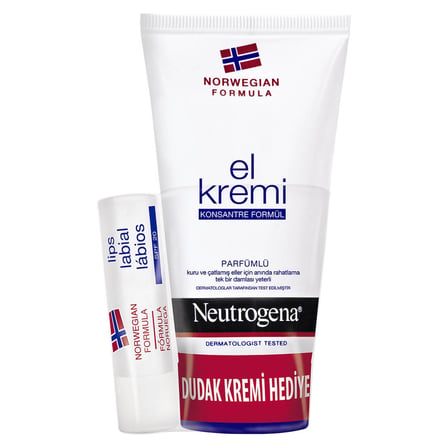 5 Adet Neutrogena El Kremi ve Dudak Kremi Set
