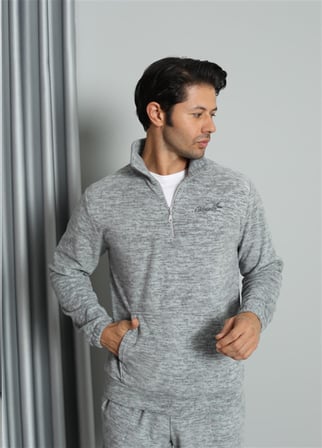 Modi WelSoft Polar Fermuarlı Erkek Pijama Takımı 6840