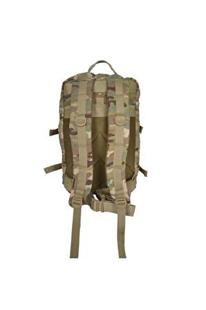 Lazer Kesim 45 Litre Multicam Kamuflaj Desenli Sırt Çantası, Taktik Çanta