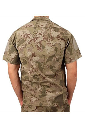 Askeri Kamuflaj Yazlık Kısa Kollu Gömlek