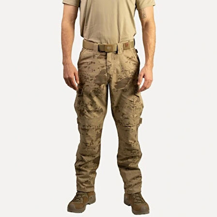 Bamsı Jandarma Kamuflaj Desenli Taktik Pantolon, 8 Cepli Kamuflaj Pantolon