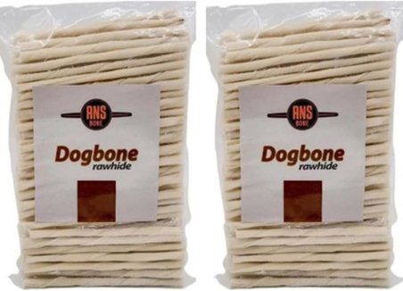 Köpek Beyaz Burgu Çubuk Ödül ve Çiğneme Kemiği 320 Adet