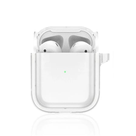 Movenchy Apple Airpods 4 (4.nesil) Shiny Şeffaf Kılıf - Beyaz