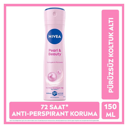 4 Adet Nivea Bayan Pearl&Beauty Deodorant 150 ml