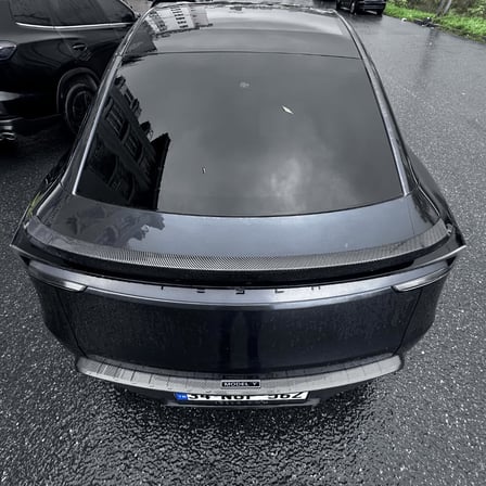 TESLA MODEL Y JUNİPER Pro Version Blow Parlak Karbon Fiber Görünüm Spoiler