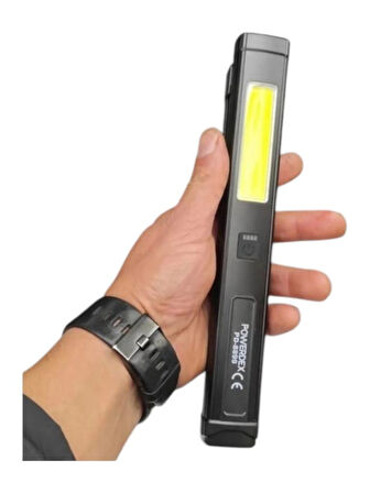 Nalburkent Powerdex Şarjlı Ayarlı LED Fener Acil Durum Işığı Powerbank PD-8899