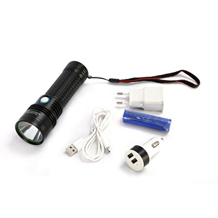 Baretta TK92 2000 Lümen Amerikan L2 Led Profesyonel Şarjlı El Feneri