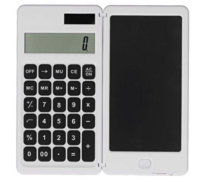 ZR901 Beyaz Yazı Tahtalı Hesap Makinesi