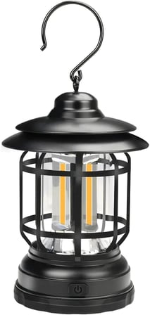 - Nostaljik Led Lamba - Kamp Lambası - Pilli