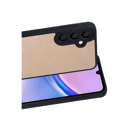 Samsung Galaxy A37 5G Aras Deri Kapak - Pudra