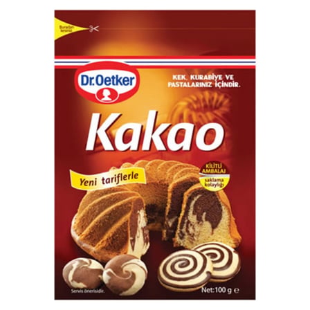 4 Adet Dr. Oetker Kakao 100 g
