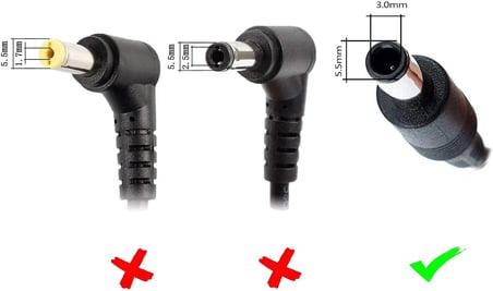 ® Şarj cihazı 19 V 3,16 A 60 W dizüstü bilgisayar şarj kablosu AC Samsung fiş için güç kaynağı: 5,5 x 3,0 mm şarj cihazı taşınabilir bilgisayar için güç kaynağı