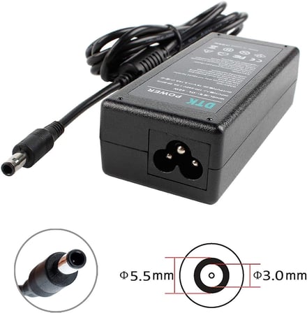 ® Şarj cihazı 19 V 3,16 A 60 W dizüstü bilgisayar şarj kablosu AC Samsung fiş için güç kaynağı: 5,5 x 3,0 mm şarj cihazı taşınabilir bilgisayar için güç kaynağı