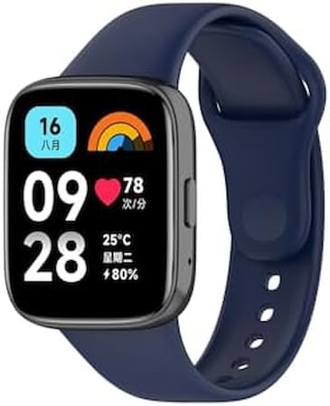 PSR aksesuar Koyu Gri Active Klasik Zore Kordon-Koyu Gri Xiaomi Redmi Watch 3 Active ile uyumlu