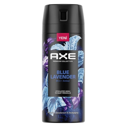 2 Adet Axe Blue Lavender Deodorant Body Sprey 150 Ml