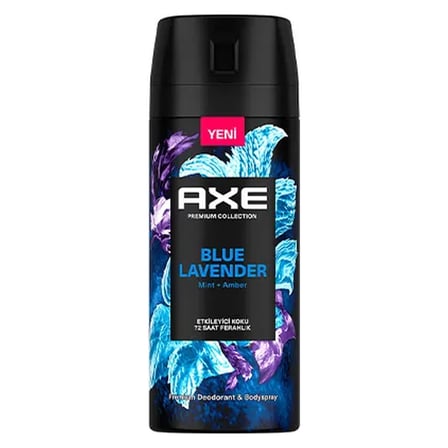 5 Adet Axe Erkek Deodorant Blue Lavender