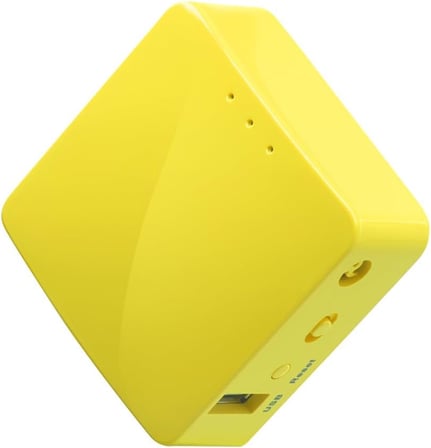 GL.iNet GL-MT300N-V2(Mango) Taşınabilir Mini Seyahat Kablosuz Cep VPN WiFi Yönlendirici - Erişim Noktası/Genişletici/WDS | OpenWrt | 2 x Ethernet Bağlantı Noktası | OpenVPN/Wireguard VPN | USB 2.0