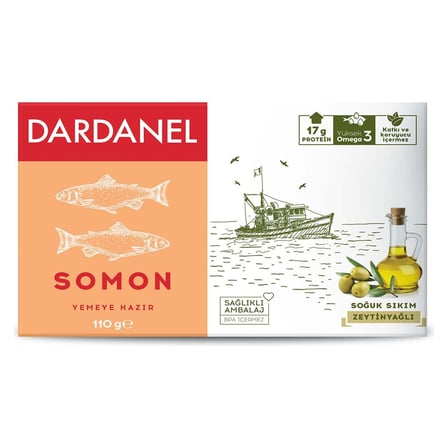4 Adet Dardanel Zeytinyağlı Somon 110 G
