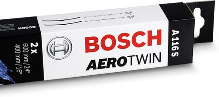 Aerotwin Silecek Seti Renault Fluence (2010-2017), Clio 3 (2006-2011), Symbol (2009-2012), Peugeot 301 (2012-2020), Citroen C-Elysee (2012-2021) [600/400 mm] A116S 3397007116