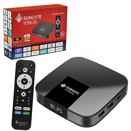 SUNGATE X-TRON V6 Android Tv Box 4+32GB