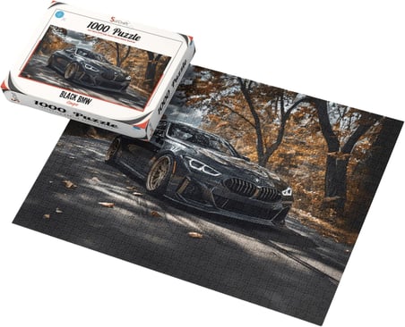 Black BMW Coupe 1000 Parça Puzzle