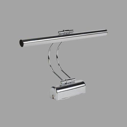 35 Cm Elektrikli 4000k Soft Beyaz Enerji Tasarruflu Flüt Led Aplik Banyo Tablo Çalışma Masası Duvar Sanat Eseri Ayna Dekoratif ve Modern Aydınlatma Gümüş (Krom) Renk (Gümüş)