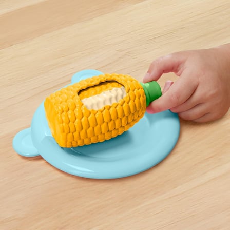 Fisher-Price Kamp Zamanı Barbekü Seti, okul öncesi çağdaki 2 yaş ve üzeri çocuklar için yiyecek temalı oyun seti ve 14 parça, JLB82