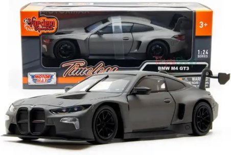 Motormax 1:24 BMW M4 GT3 Diecast Model Araba Lisanslı - Metal Koleksiyonluk Araç