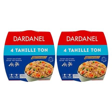 3 Adet Dardanel Konserve Dört Tahıllı Ton Balığı Paketi