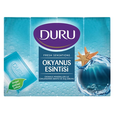 5 Adet Duru Fresh Duş Sabunu Okyanus Esintisi 4X150 G