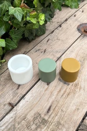 Silindir 3D Mum Kalıbı 4x4x4 (Silikon) 1 Adet