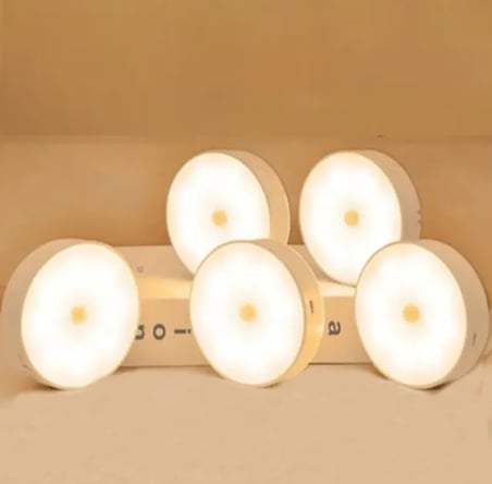Harekete Duyarlı Sensörlü Sarjlı Mıknatıslı Gün Işık Led Mutfak, Banyo, Yatak Odası Led Işık (6)