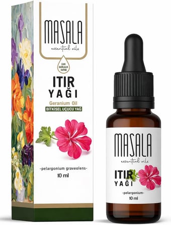 Saf Itır (Sardunya) Yağı 10 ml - Geranium Essential Oil - Pelargonium Graveolens