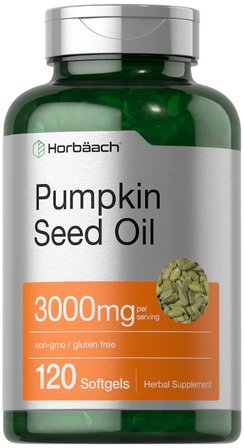 Pumpkin Seed Oil Balkabağı Çekirdeği Yağı Takviyesi 3000 mg 120 Softgel