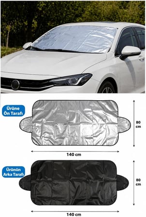 Araba Güneşlik Oto Güneşliği Araba Araç İçi Güneşlik Araç için Ön Cam Güneşliği 140-80 cm