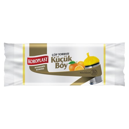 5 Adet Koroplast Mandarin Çöp Torbası Küçük Boy 30Lu
