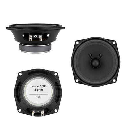 Leone 1308 5'' (13 Cm) 9 Ohm RMS 20 Watt Max 40 Watt 80X20 Mm Twetersiz Oto Hoparlör