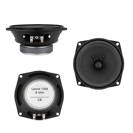 Leone 1308 5'' (13 Cm) 9 Ohm RMS 20 Watt Max 40 Watt 80X20 Mm Twetersiz Oto Hoparlör