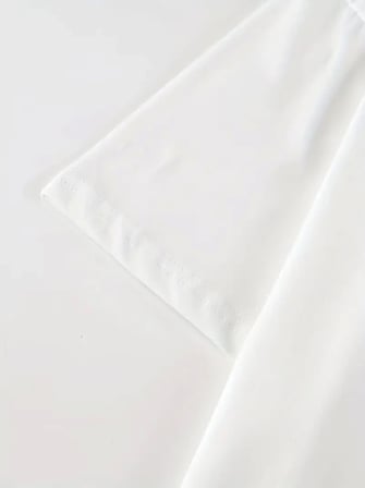 Modi Green Baskılı Oversize Bisiklet Yaka T-shirt - Beyaz