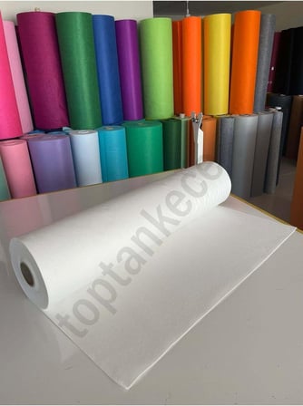 İnce Keçe Kumaş, 1mm Kalınlık, 100x100 cm, Beyaz